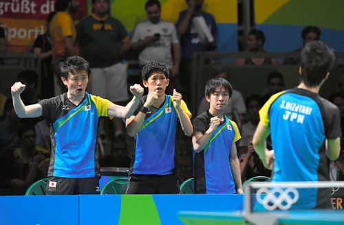 日本乒乓球和德国男团谁赢了