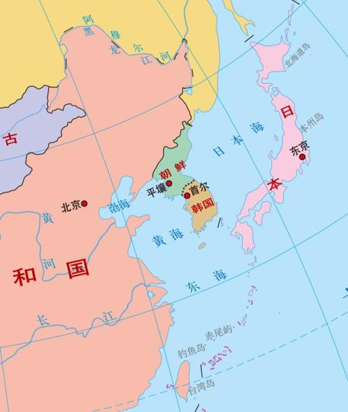 日本和中国隔着什么洋